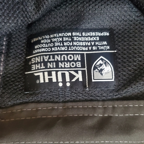 KUHL RENEGADE ROCK SHORTS. KOAL BLACK. SZ 42. UPF50+ WATER RESIST. - Picture 7 of 11